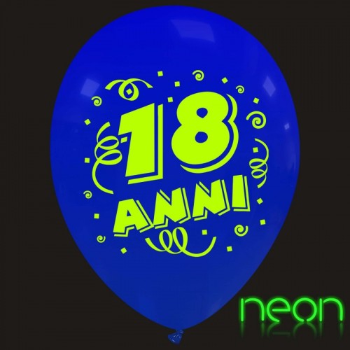 12" 18 Anni Neon...