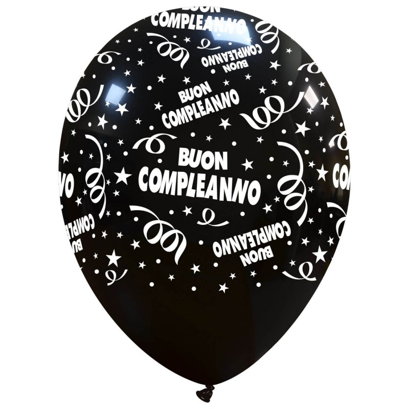 palloncini buon compleanno stampa globo viola